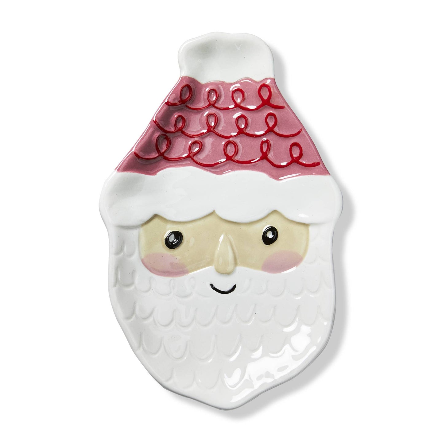 santa tidbit plate
